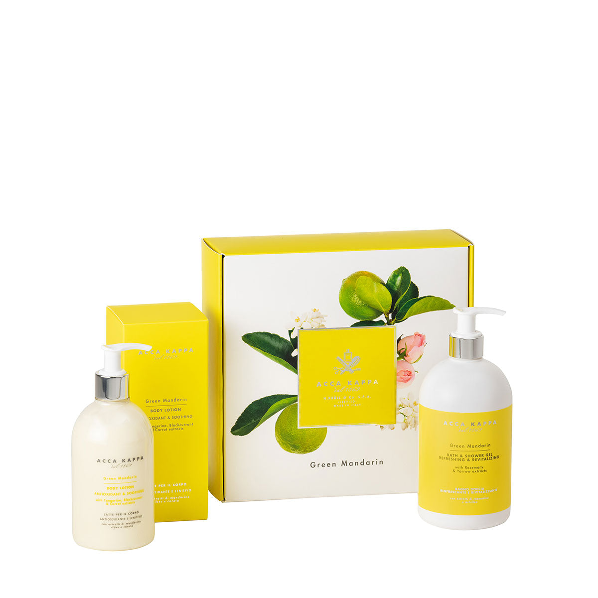 ACCA KAPPA Green Mandarin Body Gift Set