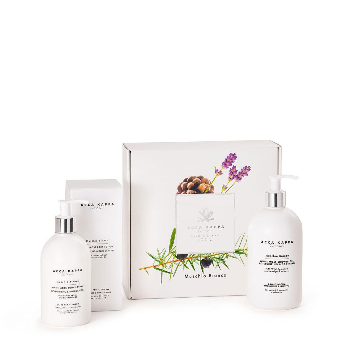 ACCA KAPPA White Moss Body Gift Set