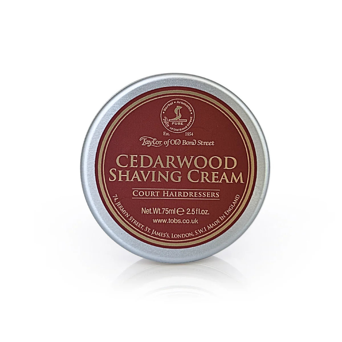 Taylor of Old Bond Street Cedarwood Shaving Cream Bowl (75ml)