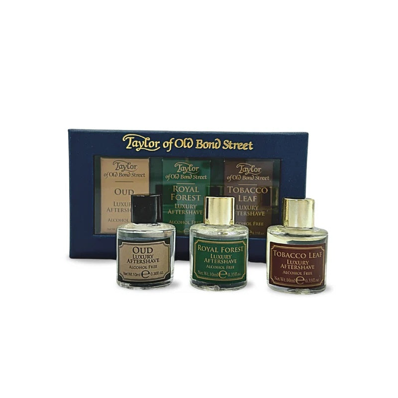 Taylor of Old Bond Street Luxury Aftershave Lotions Gift Set (3 x 10ml)