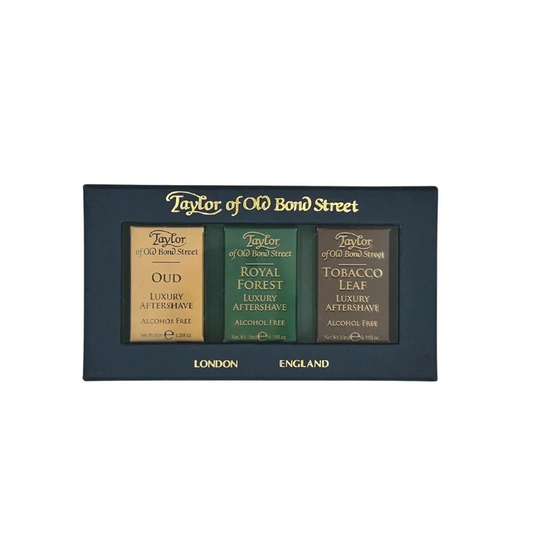 Taylor of Old Bond Street Luxury Aftershave Lotions Gift Set (3 x 10ml)