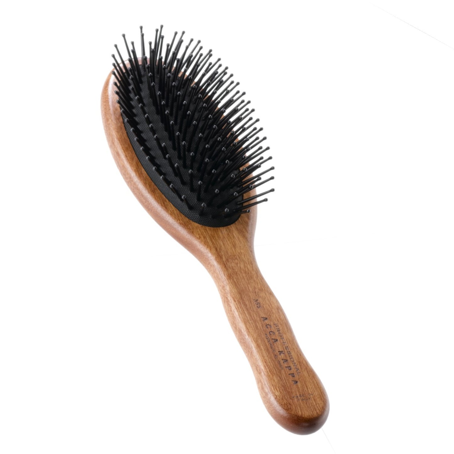ACCA KAPPA Oval Brush Kotibe Wood with Pom Pins