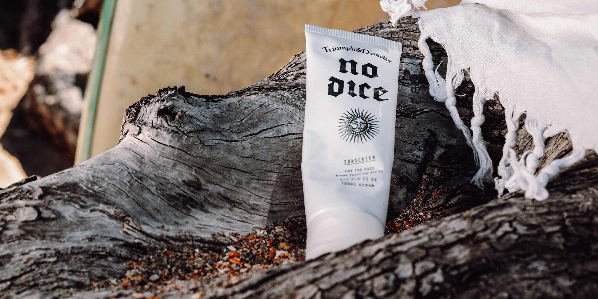 No Dice Sunscreen from Triumph and Disaster