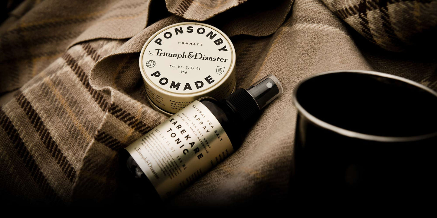Ponsonby pomade and Karekare tonic