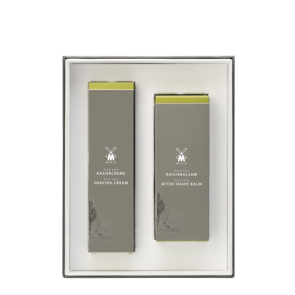 MUHLE SHAVE CARE Aloe Vera Shaving Cream & Aftershave Set