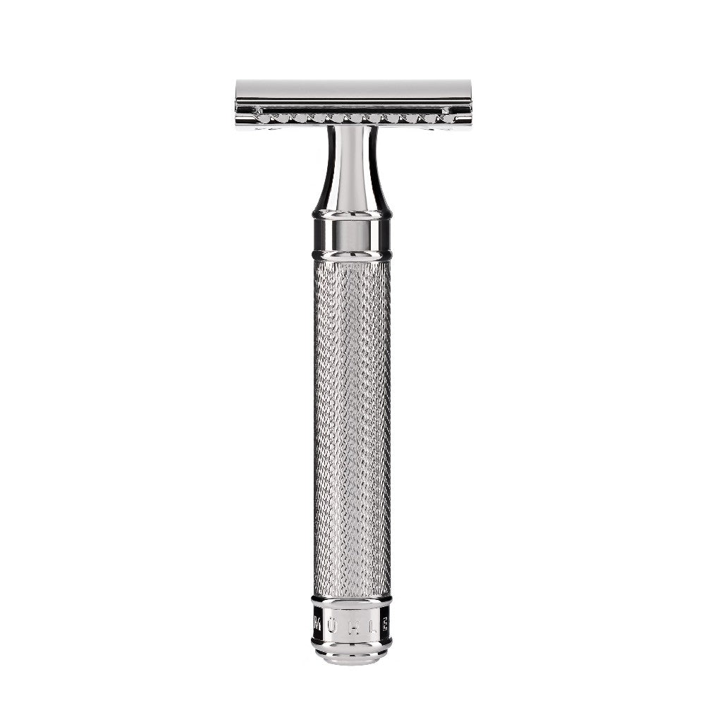 Comb Safety Razor MUHLE TRADITIONAL Grande Chrome Closed Comb Safety Razor – The Brighton ...