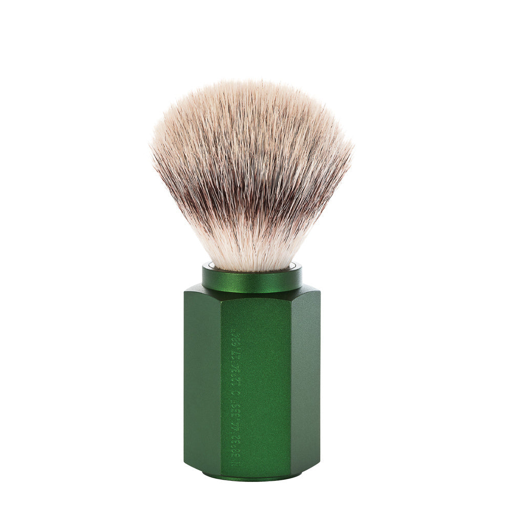 MUHLE HEXAGON Forest Green 3-piece Silvertip Fibre Shaving Set – The ...