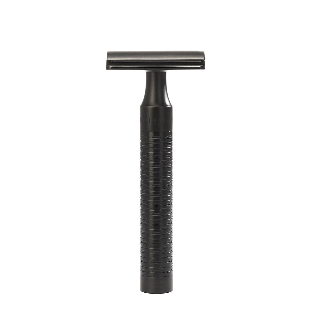 MUHLE ROCCA Jet Black Stainless Steel Safety Razor
