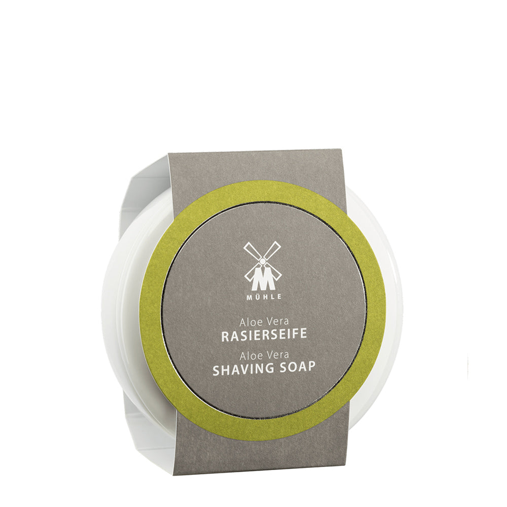 MUHLE SHAVE CARE Porcelain Dish and Aloe Vera Shaving Soap (65g)