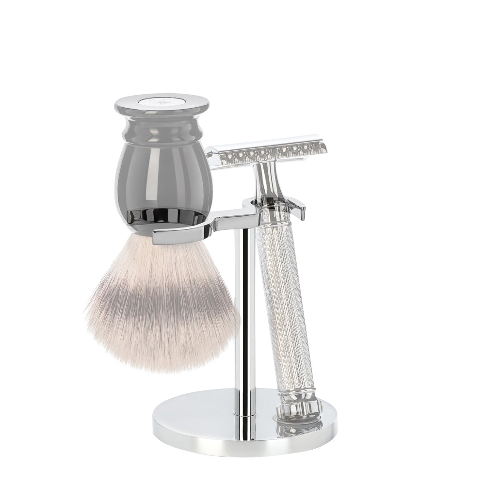 MUHLE UNIVERSAL Shaving Set Stand for Brush and Razor in Chrome