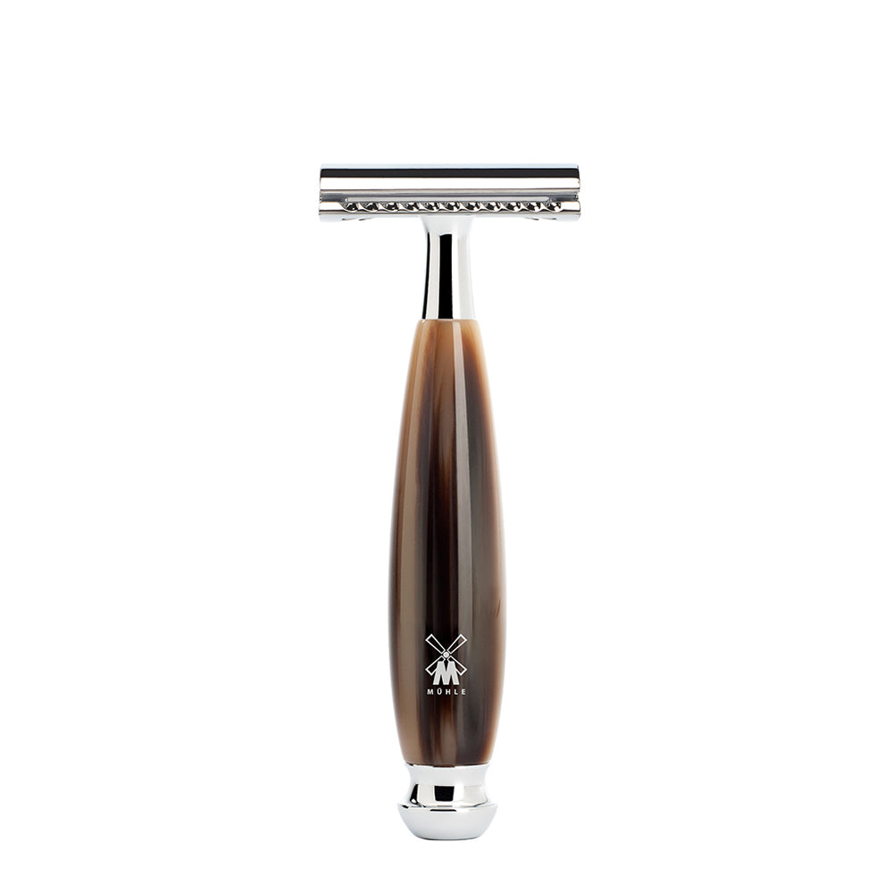 MUHLE VIVO Brown Horn Safety Razor