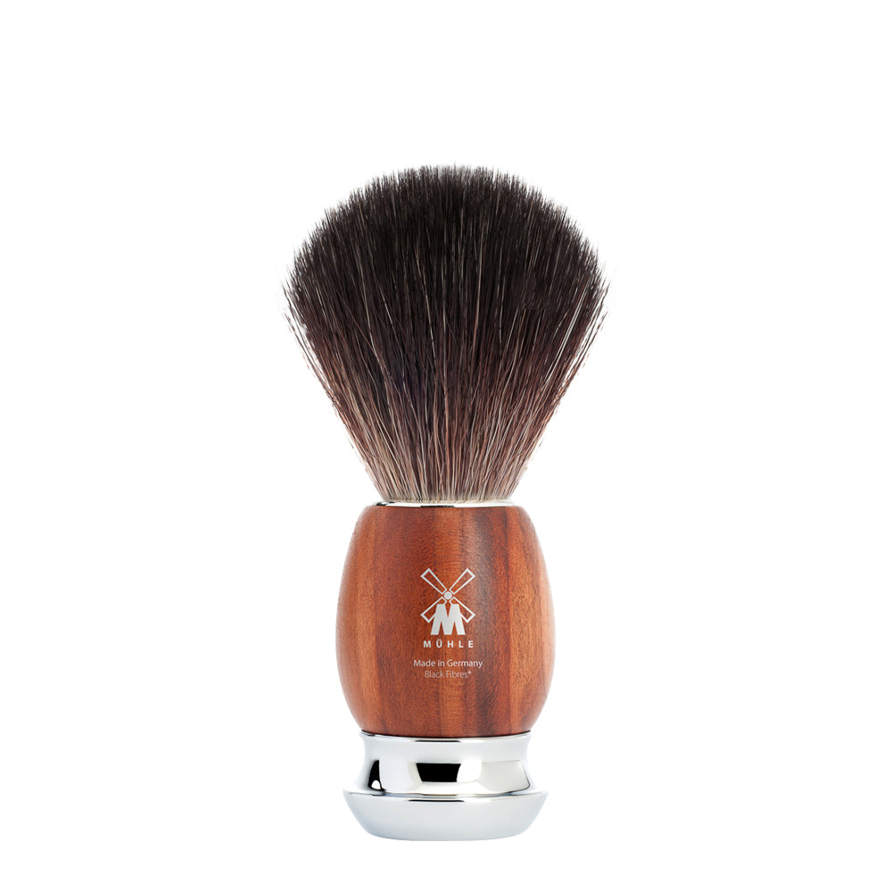 Plum Razor MUHLE VIVO 4-piece Plum Wood Black Fibre Safety Razor Shaving Set – The ...