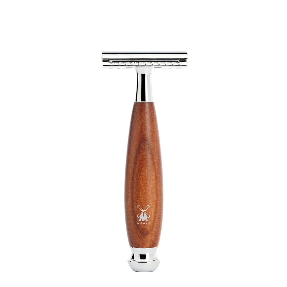 MUHLE VIVO Plum Wood Closed Comb Safety Razor – The Brighton Group UK